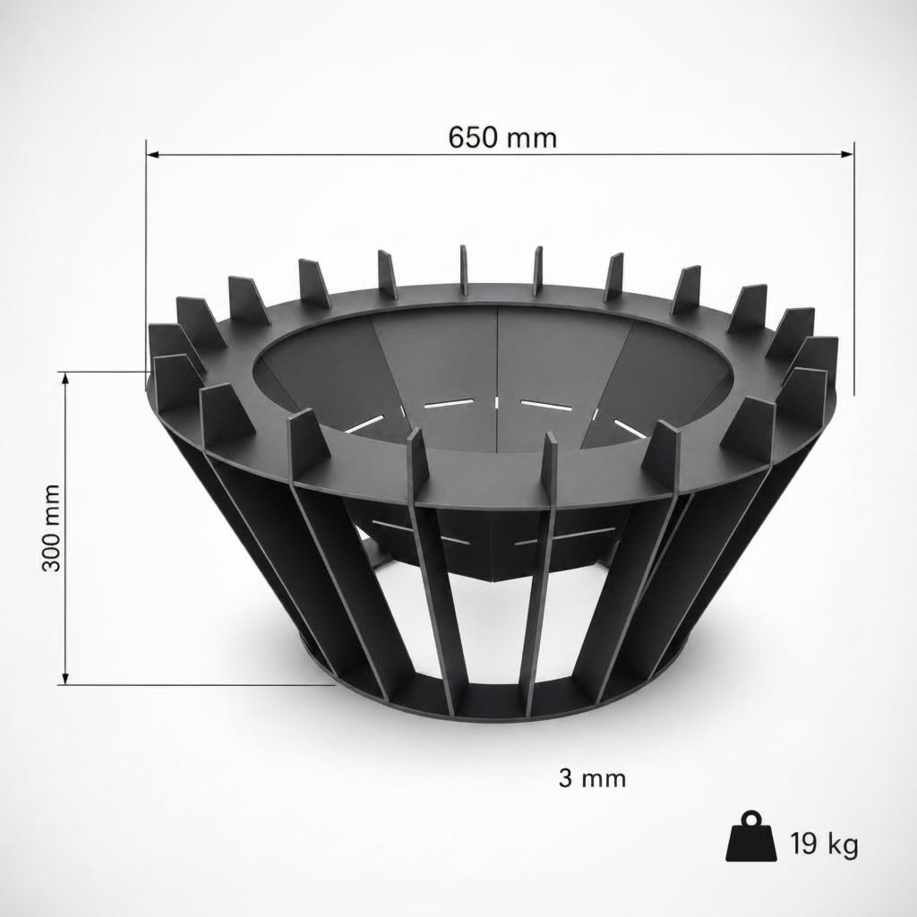 Metalno ognjište Solvra