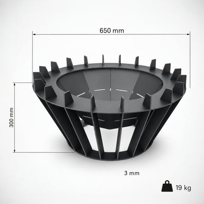 Metalno ognjište Solvra