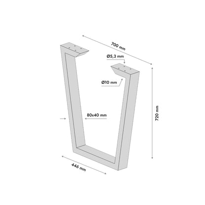 Noga za stol Atria Epox Lite