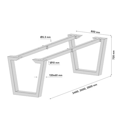 Noga za stol Atria Epox Extreme