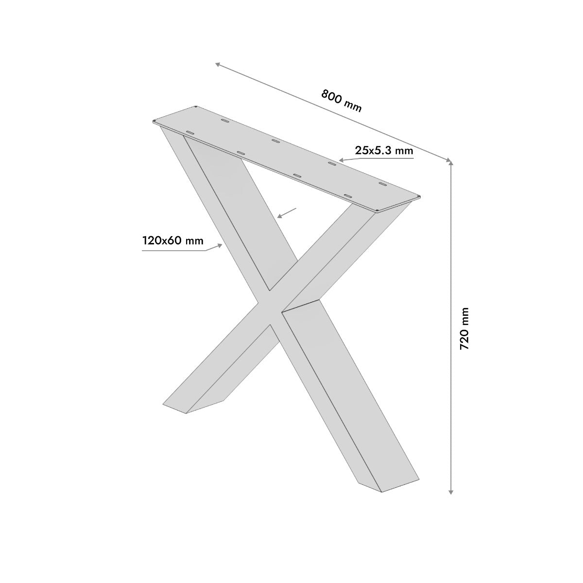Noge za stol – Belaga Lite Extreme