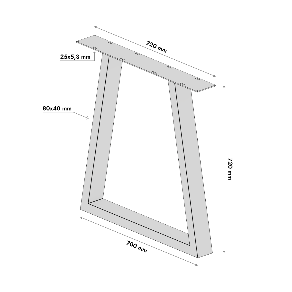 Noge za stol – Nemesis Lite